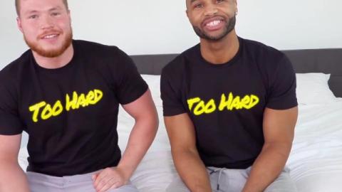 Gay - homens calorosos se divertindo juntos na cama
