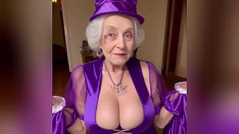 Compilazione di porno solista di Halloween con la nonna